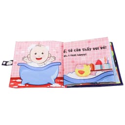 Thumbnail Bộ Sách vải Lalala baby Song Ngữ Bé Yêu Thích Nhất [Tủ Sách Shop Bố Ken] 4