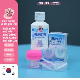 Thumbnail Bộ sản phẩm cấp ẩm và bảo quản Kính áp tròng Sky Contact lens: Nước ngâm 150ml  + Nhỏ mắt 15ml 1