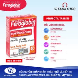 Thumbnail Bộ Sản Phẩm Vitabiotics OSTEOCARE Giúp Xương Chắc Khỏe 30 Viên Và FEROGLOBIN B12 Bổ Sung Sắt 30 Viên 3
