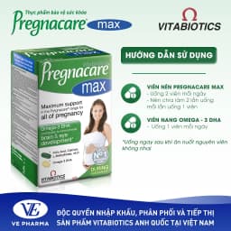 Thumbnail Bộ Sản Phẩm Vitabiotics Cho Mẹ Mang Thai, Cho Con Bú Pregnacare Max Và Feroglobin B12 Bổ Sung Vitamin, Sắt 4