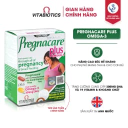 Thumbnail Bộ Sản Phẩm Vitabiotics Tăng Cường Sức Khỏe Cho Mẹ Bầu OSTEOCARE 30 Viên Và PREGNACARE PLUS OMEGA-3 56 Viên 1