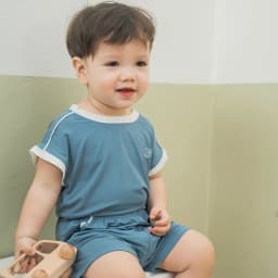 Thumbnail Bộ sát nách cổ tròn Bambus Gami BBB140406 | Quần áo chính hãng BU Baby 1