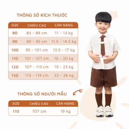 Thumbnail Bộ sơ mi hè bé trai phối tay kèm cà vạt Fbaby - FB023 4