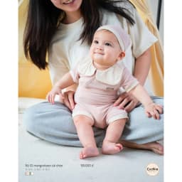 Thumbnail Bộ Sơ Sinh COOKIE Mangosteen Măng Cụt CÀI CHÉO Cho Bé Chất Liệu Bamboo Từ 0 Đến 9 Tháng 2025 3