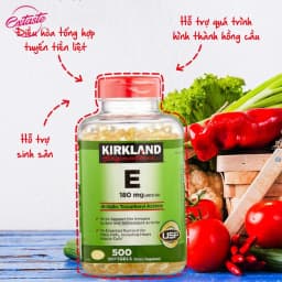 Thumbnail Bổ sung vitamin E 400IU Kirkland Signature 500 viên, sáng mắt đẹp da, ngừa lão hóa quatangme.com.vn 4