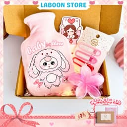 Thumbnail Bộ sưu tập túi chườm baby three 12 con giáp size 350ml 1000ml mix kèm phụ kiện tóc dễ thương 1