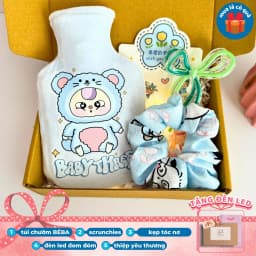 Thumbnail Bộ sưu tập túi chườm baby three 12 con giáp size 350ml 1000ml mix kèm phụ kiện tóc dễ thương 4