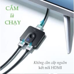Thumbnail Bộ Switch HDMI 2 ra 1 Ugreen CM217 (Tương thích ngược 1 ra 2) | Độ phân giải 4K | Chuẩn HDMI 1.4 | BH 18 tháng | 50966 3