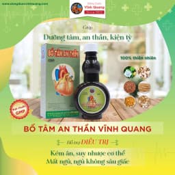 Thumbnail Bổ Tâm An Thần Vĩnh Quang chai 280ml Hỗ trợ dễ ngủ, ngủ ngon, giảm triệu chứng suy giảm trí nhớ 2