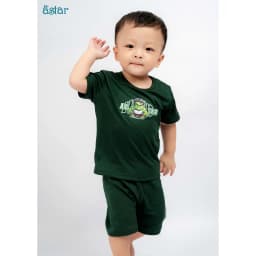 Thumbnail Bộ tay cộc thể thao Astar chất vải poly cool mát mẻ, thoáng khí cho bé từ 12 tháng đến 7 tuổi 2