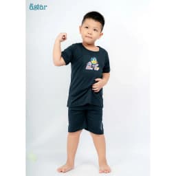 Thumbnail Bộ tay cộc thể thao Astar chất vải poly cool mát mẻ, thoáng khí cho bé từ 12 tháng đến 7 tuổi 3
