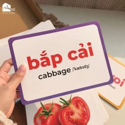 Thumbnail Bộ thẻ học thông minh Flashcard cho bé chuẩn Glenn Doman giáo giục sớm Lalala baby song ngữ Anh Việt 3