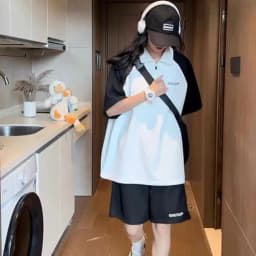 Thumbnail Bộ thể thao nam nữ ERNSTING NAD.Đồ bộ thể thao unisex chất tổ ong thấm hút mồ hôi thoáng mát 3