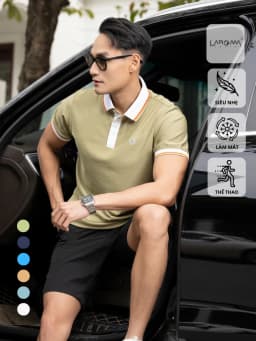 Thumbnail Bộ Thể Thao Nam Phối Cổ Laroma | Trẻ trung - Năng động 4