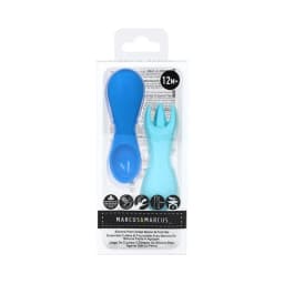 Thumbnail Bộ Thìa Nĩa Tập Ăn Silicon Palm Grasp Marcus & Marcus, Cho Bé Từ 12 Tháng 3