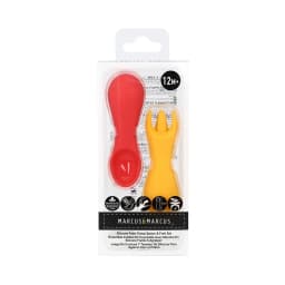 Thumbnail Bộ Thìa Nĩa Tập Ăn Silicon Palm Grasp Marcus & Marcus, Cho Bé Từ 12 Tháng 4