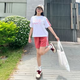 Thumbnail Bộ thun ngắn tay thun 100% cotton cho bé gái YTEEN EAX011-5 từ 35-62 KG 2