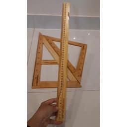 Thumbnail Bộ thước gỗ dành cho Giáo Viên 50cm 100cm Compa Eke đo độ Parabol STB 2