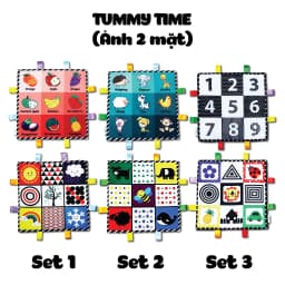 Thumbnail Bộ Tranh Vải Kích Thích Thị Giác Cho Bé Sơ Sinh Phát Triển Não Bộ - Hàng Chính Hãng 1