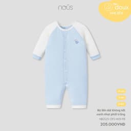 Thumbnail Bodysuit liền thân dài Nous không tất ( 0-12 tháng ) 3