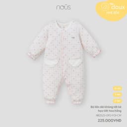 Thumbnail Bodysuit liền thân dài Nous không tất ( 0-12 tháng ) 4