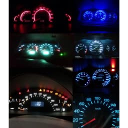 Thumbnail Bóng Đèn LED Chỉ Báo LYMOYO T5 W3W W1.2W 3SMD Chêm Taplo Xe Hơi 3