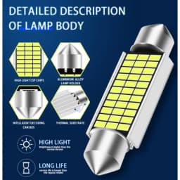 Thumbnail Bóng đèn LED LYMOYO hai đầu cắm C5W C10W 3014 siêu sáng 31mm 36mm 39mm 41mm 4