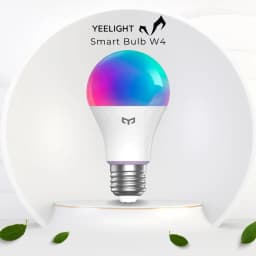 Thumbnail Bóng đèn thông minh Yeelight W4 16 triệu màu đui đèn E27 phù hợp với đèn bàn học pixar bh 12 tháng 1