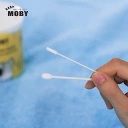 Thumbnail Bông Tăm Trẻ Em Moby Baby An Toàn Chuyên Dụng Cho Trẻ Sơ Sinh (150 chiếc/hộp) 4