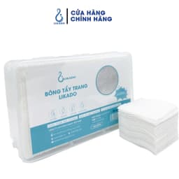 Thumbnail Bông tẩy trang Likado hộp 400/600 miếng kích thước (6cmx5cm) 4