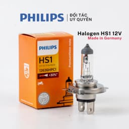 Thumbnail Bóng xe máy Philips Halogen HS1 sản xuất tại Đức 1