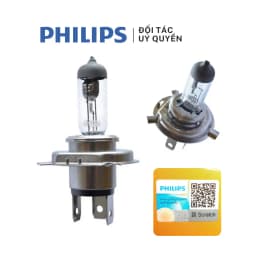 Thumbnail Bóng xe máy Philips Halogen H4 tăng sáng 30% 12V 60/55W 1