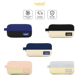 Thumbnail Bóp viết nhiều ngăn NATOLI, hộp bút cute chống nước đựng bút đa năng - BST Simple Duo Pen Case T23 1