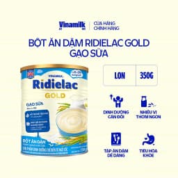 Thumbnail Bột Ăn Dặm gạo sữa Ridielac Gold - Hộp thiếc 350g 1