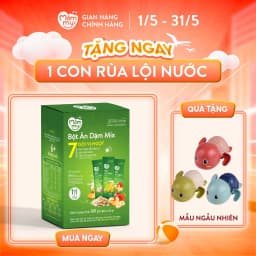 Thumbnail Bột ăn dặm mix vị Mămmy bổ sung DHA, canxi, sắt giúp bé phát triển khỏe mạnh, thông minh, hộp 7 gói 1