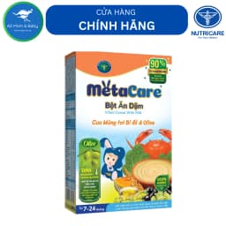 Thumbnail Bột ăn dặm Nutricare Metacare Cua mồng tơi bí đỏ olive (200g) 1