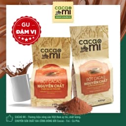 Thumbnail Bột ca cao nguyên chất không đường CACAOMI Premium pha chế thức uống socola trà sữa đậm vị cacao 1