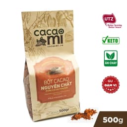 Thumbnail Bột cacao nguyên chất GIÁ SỈ Cacaomi Premium chuyên thức uống socola làm bánh cafe trà sữa 500g-1kg 1