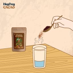 Thumbnail Bột cacao nguyên chất Việt Nam 100% không đường Heyday - Dòng Origin thượng hạng - Túi giấy zip 50g 3