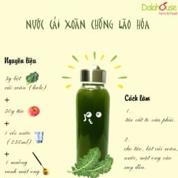 Thumbnail Bột cải xoăn kale sấy lạnh nguyên chất Dalahouse 60gr đạt tiêu chuẩn Châu Âu 2