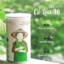 Thumbnail Bột cỏ lúa mì nguyên chất Dalahouse hỗ trợ tiêu hóa, giảm táo bón, thải độc gan và máu, bệnh tiểu đường hộp 120 gr 1