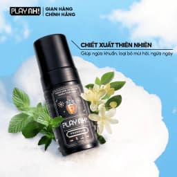 Thumbnail Bọt Dung Dịch Vệ Sinh Nam PlayAh hương nước hoa Franklin/Mint Whisper tạo bọt 100ml 3