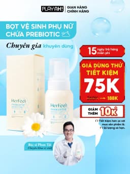 Thumbnail Bọt Dung Dịch Vệ Sinh Nữ PlayAh! Her Feel Prebiotic - Dòng Sensitive Dưỡng Ẩm Chuyên Sâu/Rose Sạch Thơm Toàn Diện 150ml 1
