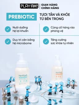 Thumbnail Bọt Dung Dịch Vệ Sinh Nữ PlayAh! Her Feel Prebiotic - Dòng Sensitive Dưỡng Ẩm Chuyên Sâu/Rose Sạch Thơm Toàn Diện 150ml 4
