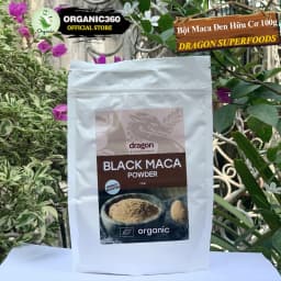 Thumbnail Bột Maca Đen Hữu Cơ DRAGON SUPERFOODS Organic Black Maca Powder 100g 2