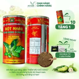 Thumbnail Bột Nhàu Nguyên Chất Hương Thanh, NoNi Powder 100%, Làm Từ Quả Nhàu Chín, Giúp Bổ Xương Khớp, Tăng Đề Kháng, Hộp 500g 1