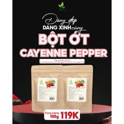 Thumbnail Bột ớt Cayenne Pepper Viet Healthy 100g 4