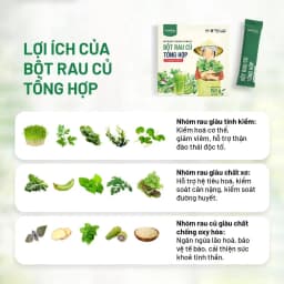 Thumbnail Bột rau củ tổng hợp 15 loại rau hữu cơ Dalahouse 150gr công nghệ sấy lạnh đạt chuẩn châu âu 3