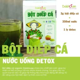 Thumbnail Bột rau diếp cá Dalahouse 120g nguyên chất hữu cơ sấy lạnh công nghệ đạt chuẩn Châu Âu 2