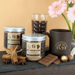 Thumbnail Bột socola đen nguyên chất GUfoods - 100% bột cacao, Giàu chất chống oxy hóa, Eat clean, Healthy, Làm đẹp (hũ 150g) 4